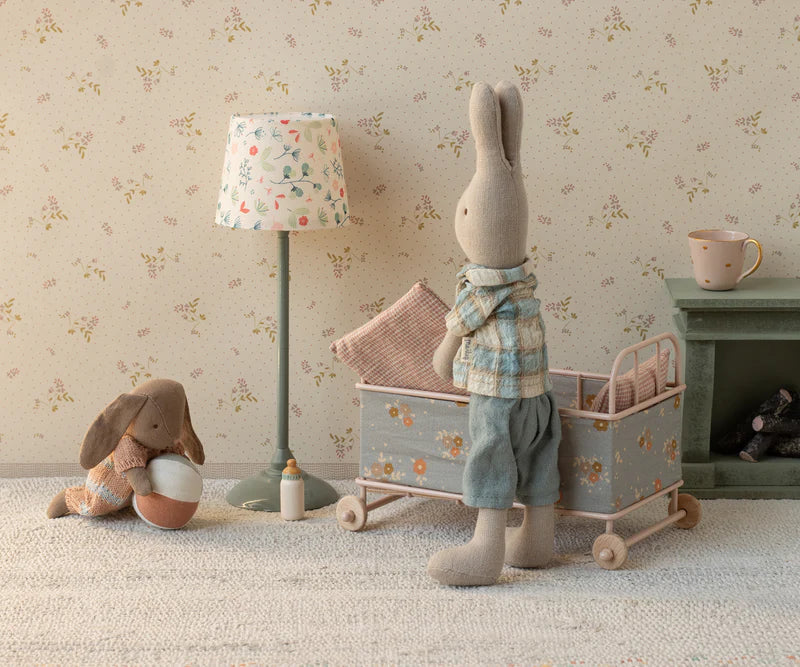 Maileg | Bunny Set, Micro - Brown - Dusty Rose
