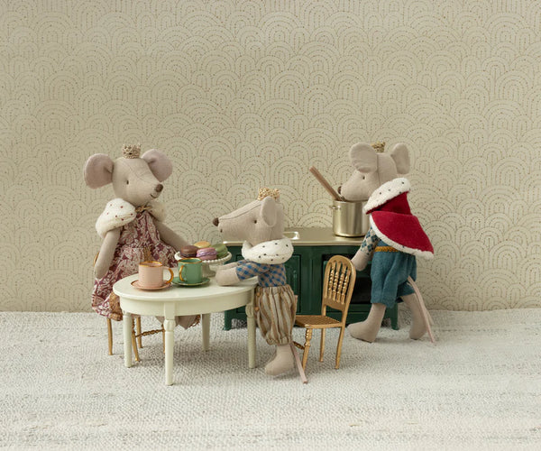 Maileg | Vintage Dining Table, Mouse - Off White