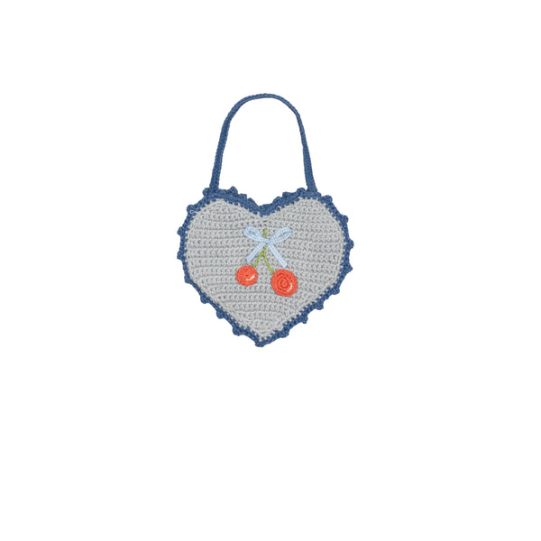 Crochet Heart Purse || Baby Blues