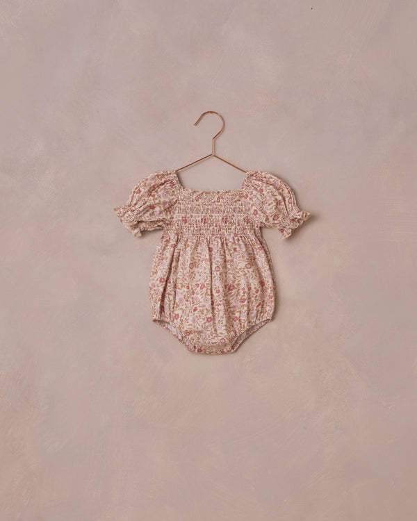 Hazel Romper || Blush Garden