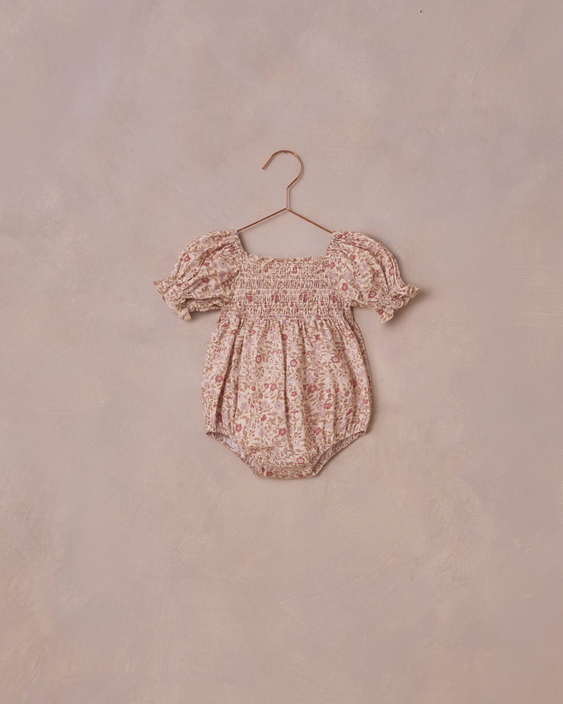 Hazel Romper || Blush Garden