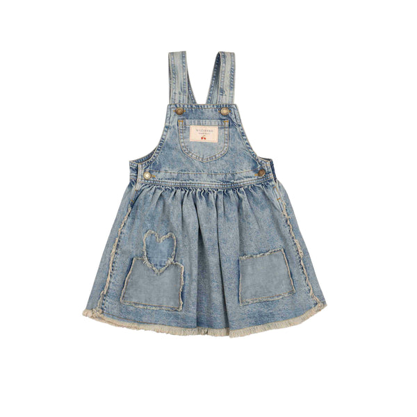Overall Dress || Patchwork Denim