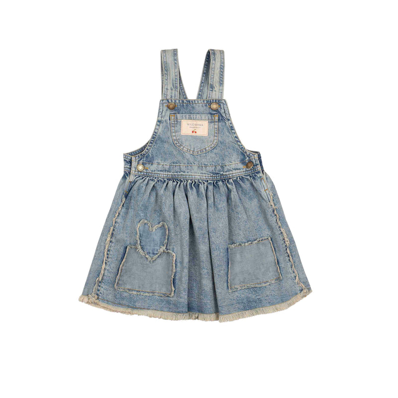Overall Dress || Patchwork Denim