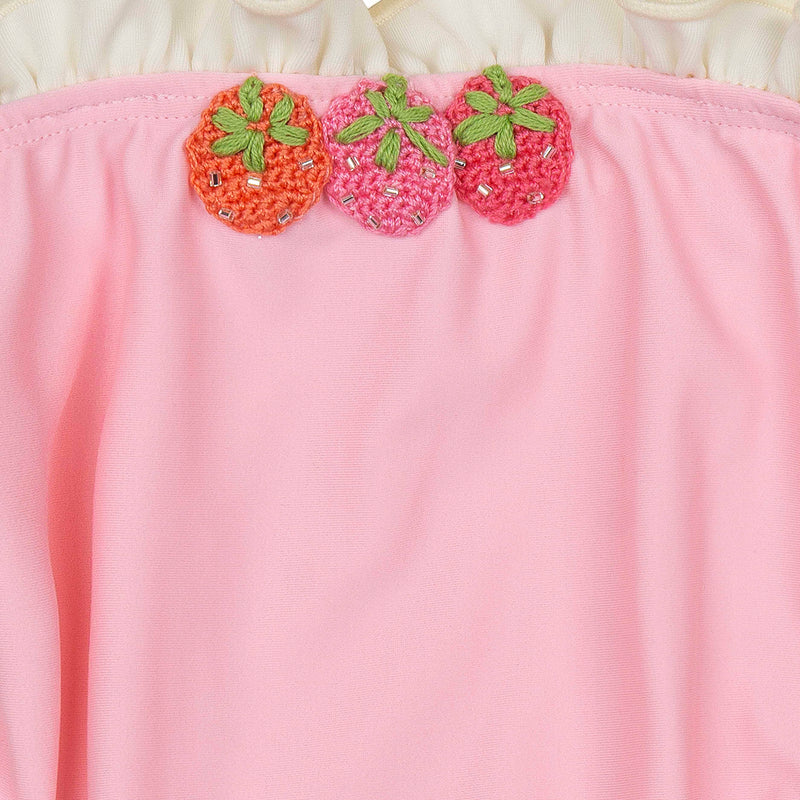 Strawberries Swimsuit || Sorbet Pink