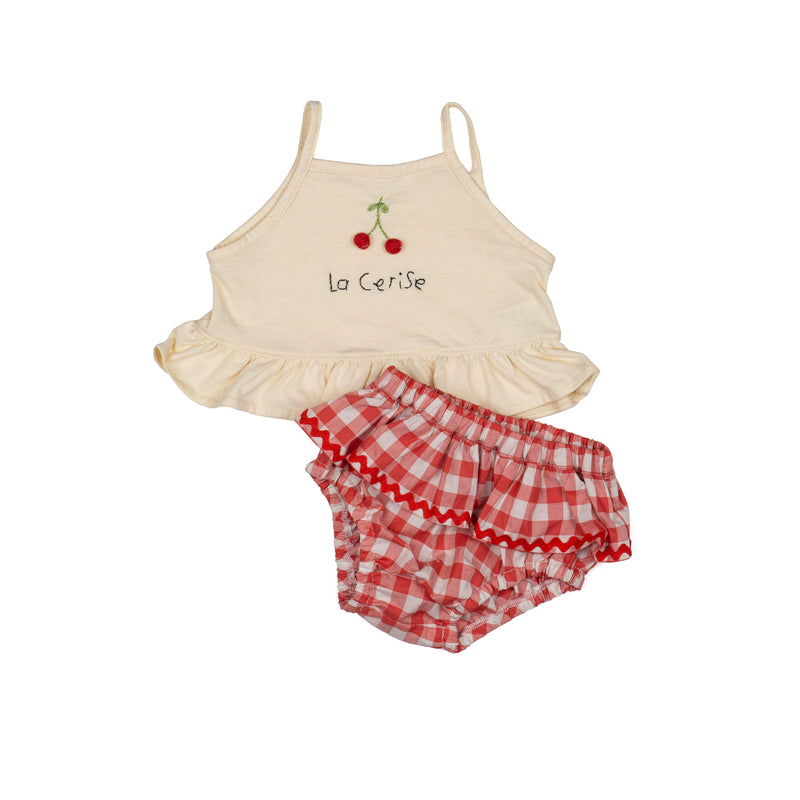 Ruffle Bloomer Set || La Cerise