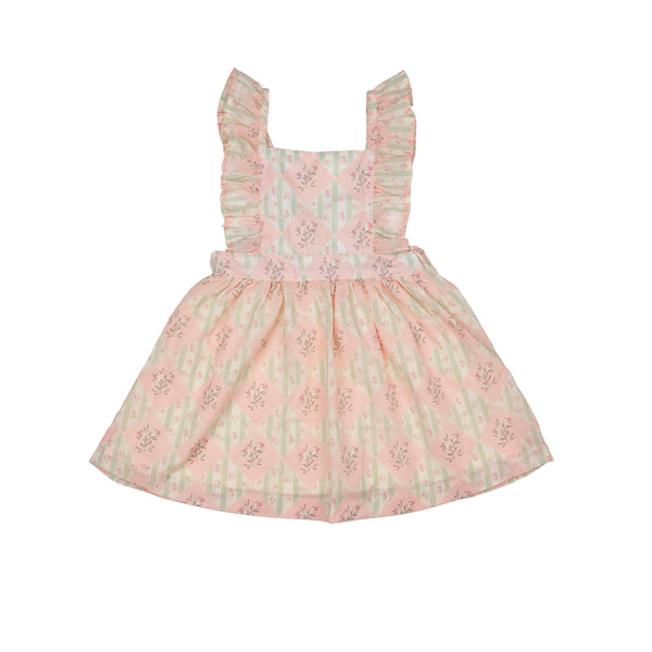 Pinafore Dress || Spring Patchwork Flora