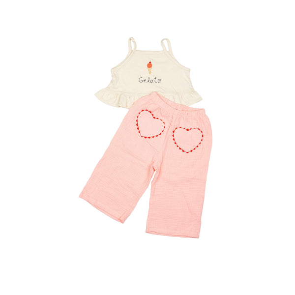 Heart Pant Set || Gelato