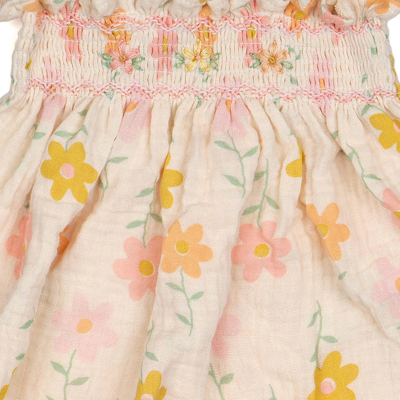 Strap Smock Set || Groovy Garden