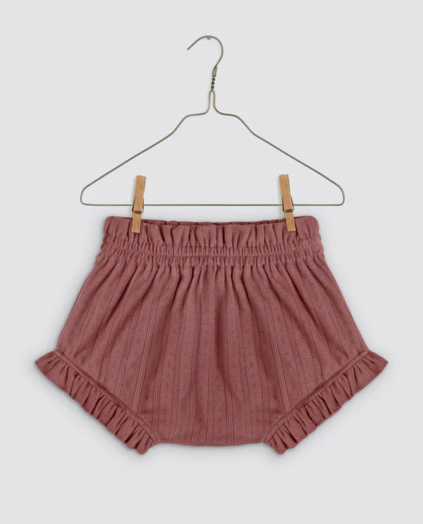 Didi Pointelle Bloomers || Marsala