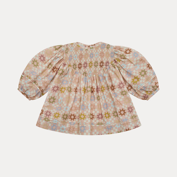 Draughts Dress - Rosefolk Patchwork Organic Cotton (NQ Original Print) *ships 11/14*