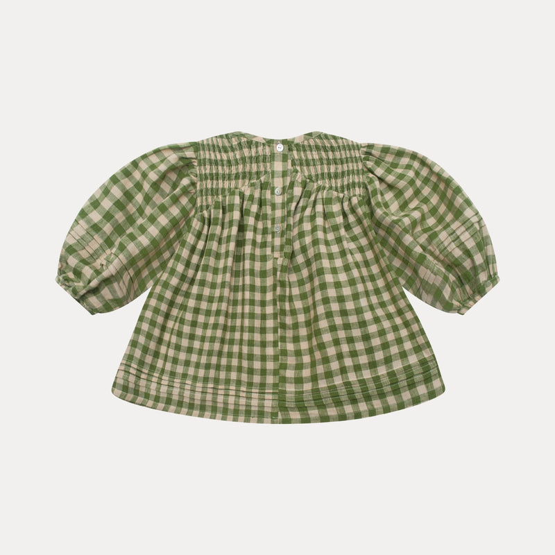 Draughts Dress - Pine & Oak Check Linen *ships 11/14*