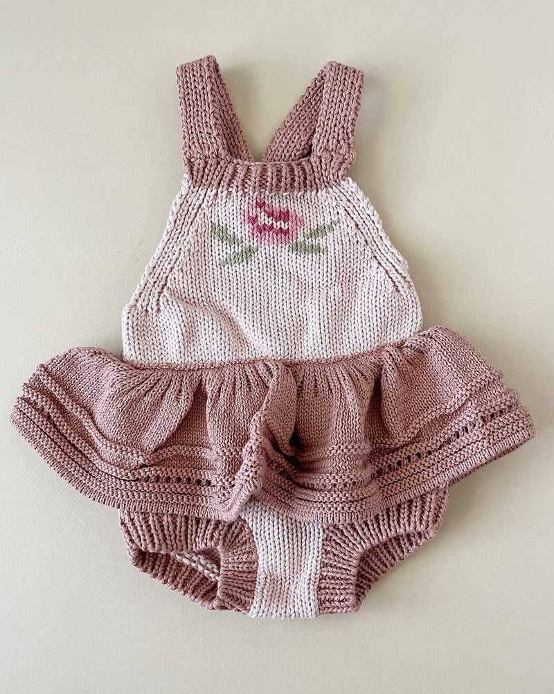 Rose Romper || Misty Rose