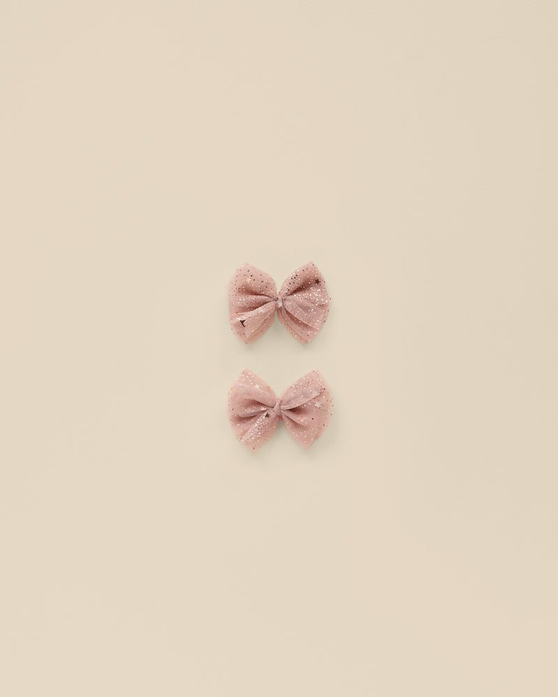 Flutter Tulle Clips || Rose Stars