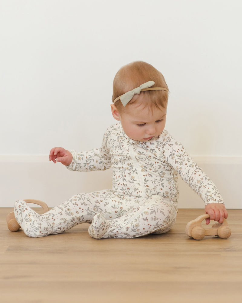 Bamboo Zip Footie || Woodland