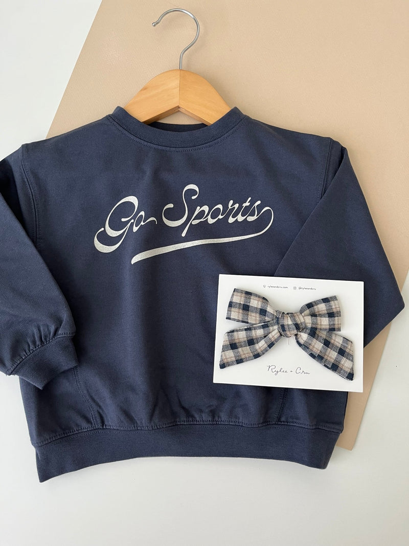 Oversized Sweatshirt || Go Sports, , Rylee + Cru - All The Little Bows