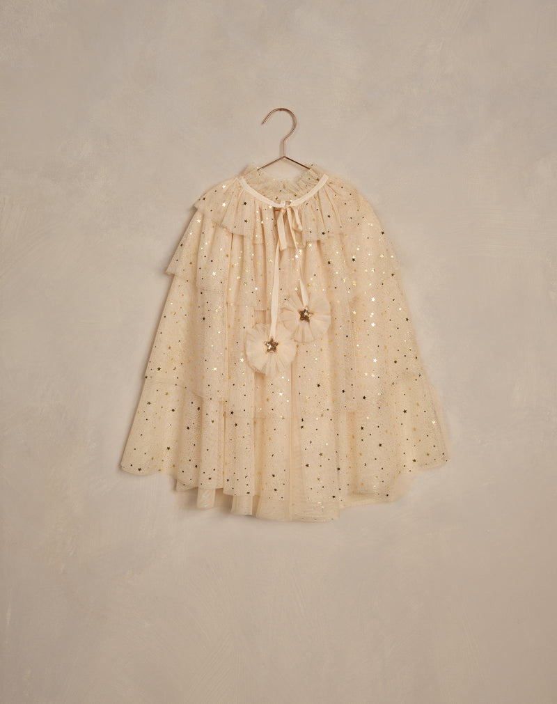 Tulle Cape || Champagne Stars