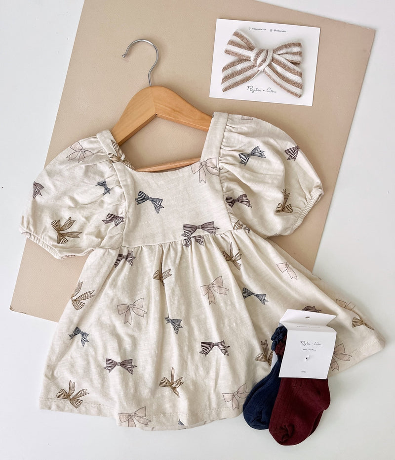 Brea Dress || Bows, , Rylee + Cru - All The Little Bows