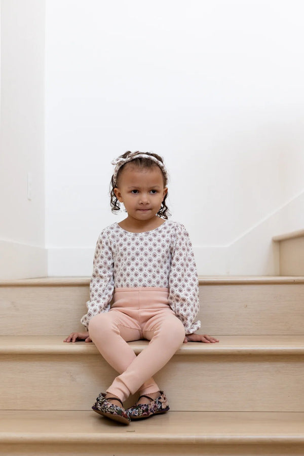 Pima Poet Top | Cameo, Girls T Shirt, Iver & Isla - All The Little Bows