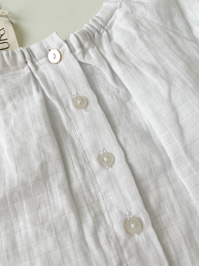 Elsie Blouse || White