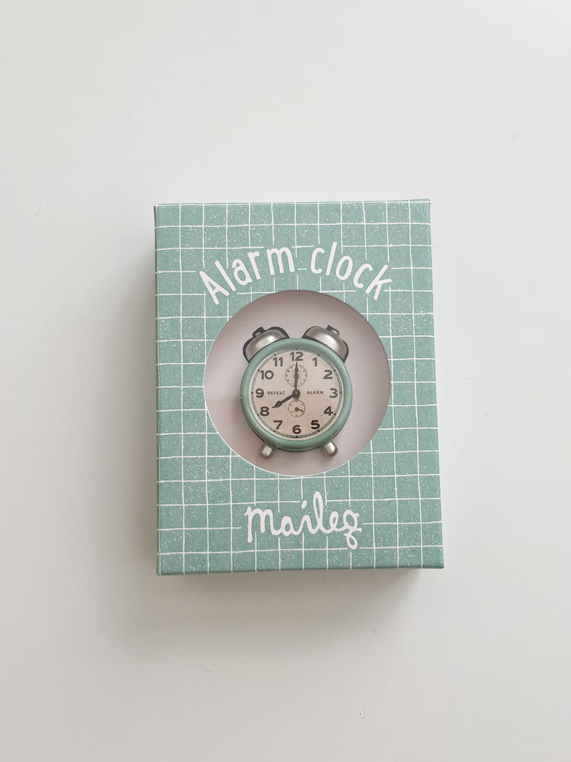 Maileg | Alarm Clock, Mouse - Mint