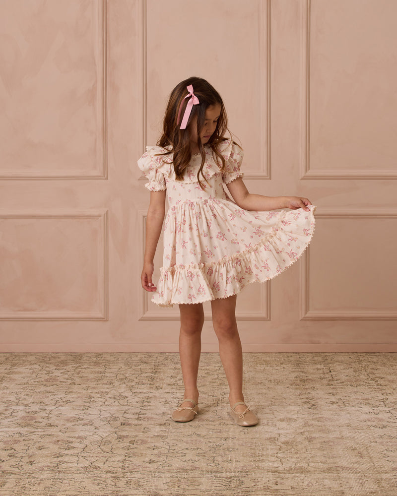 Eva Dress || Bow Ditsy