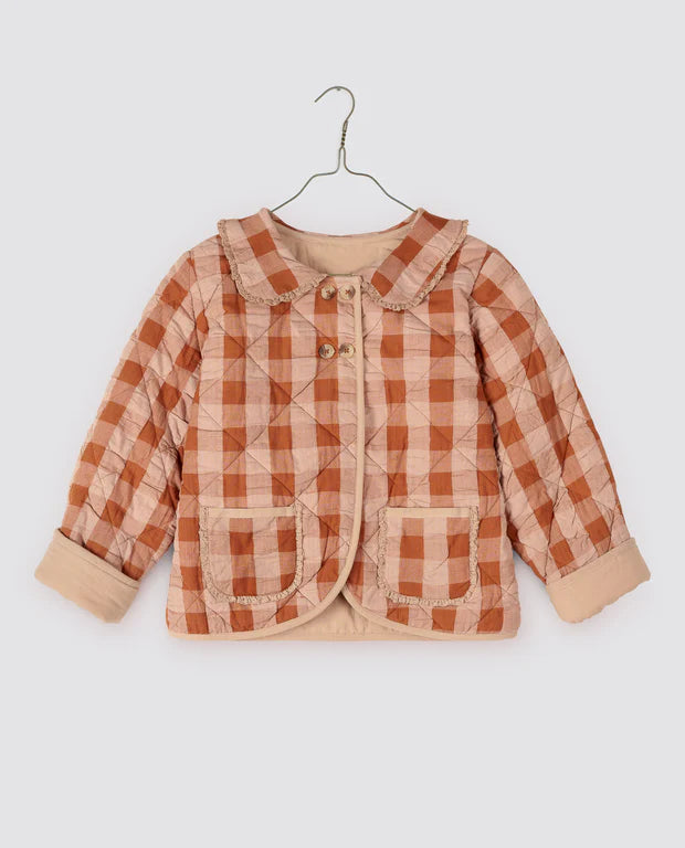 Freya Jacket || Seersucker Gingham in Russet