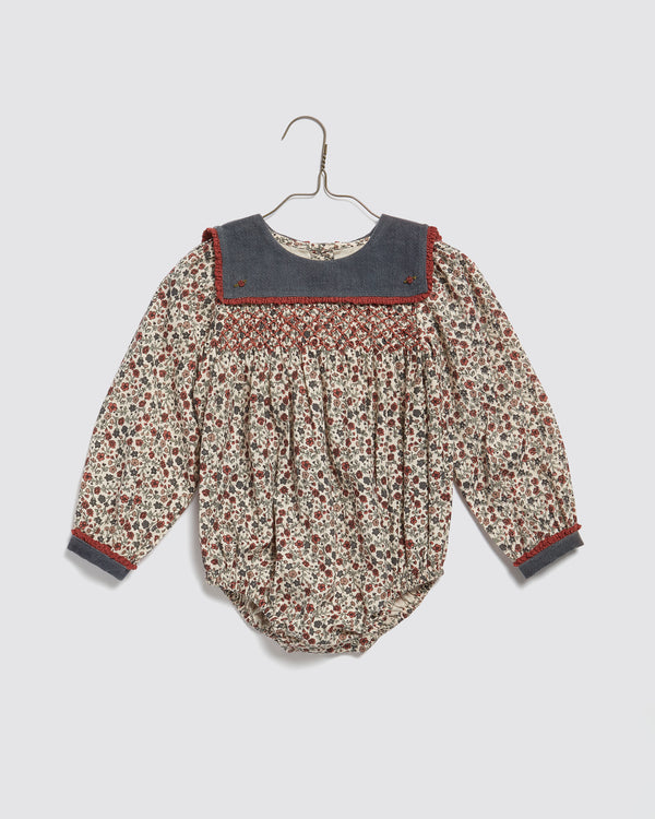 Hallie Romper || Cottage Floral