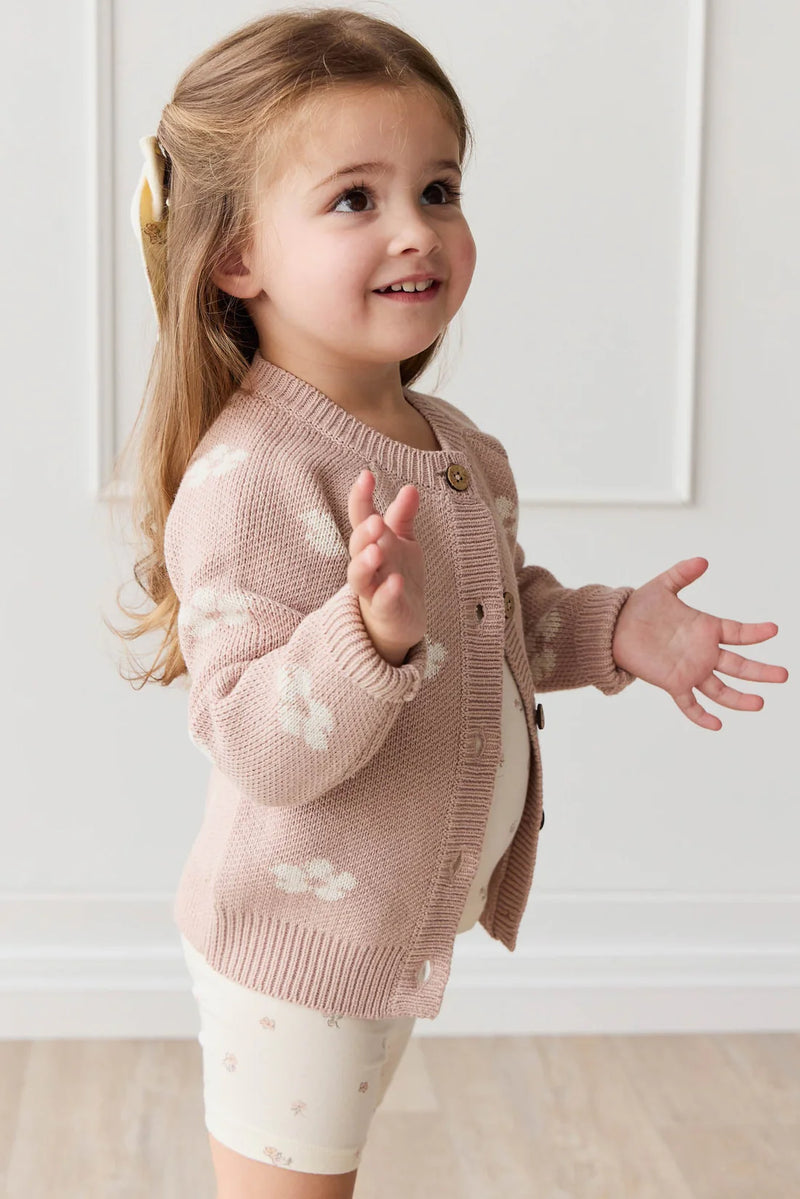 Harper Cardigan - Frankie Knit Rose