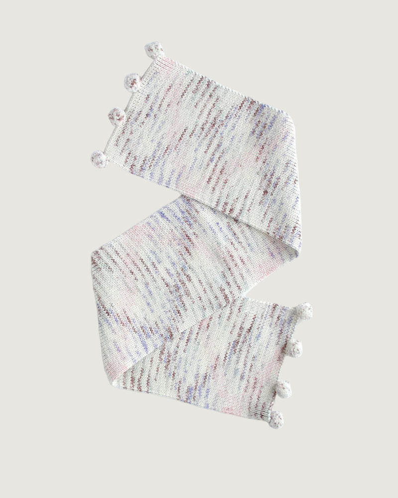 Pom Scarf | Watercolor