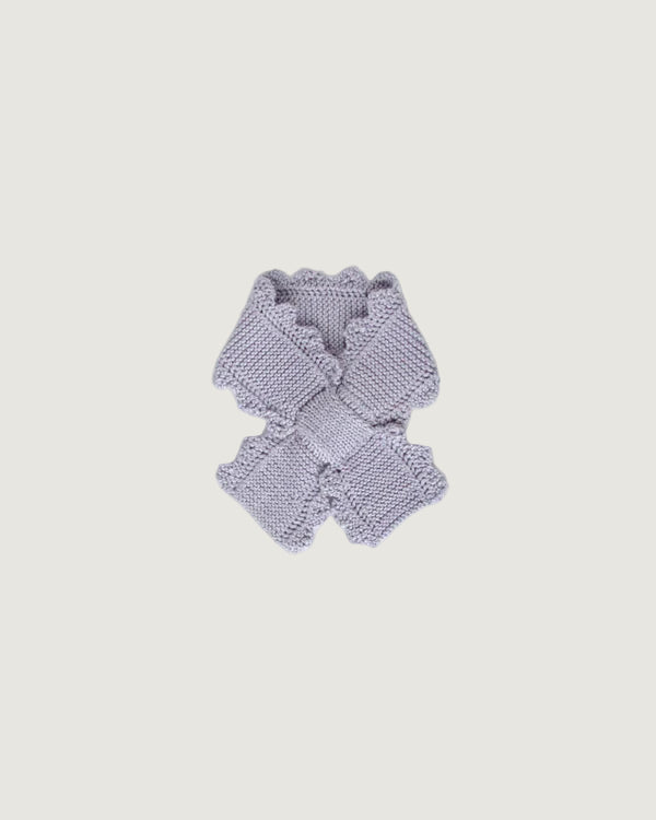 Lace Edge Keyhole Scarf | Heather