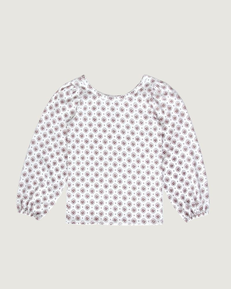 Pima Poet Top | Cameo, Girls T Shirt, Iver & Isla - All The Little Bows