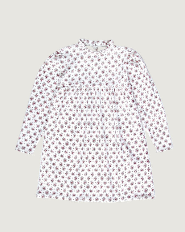 Pima Frill - Neck Dress | Cameo, Girls Dress, Iver & Isla - All The Little Bows