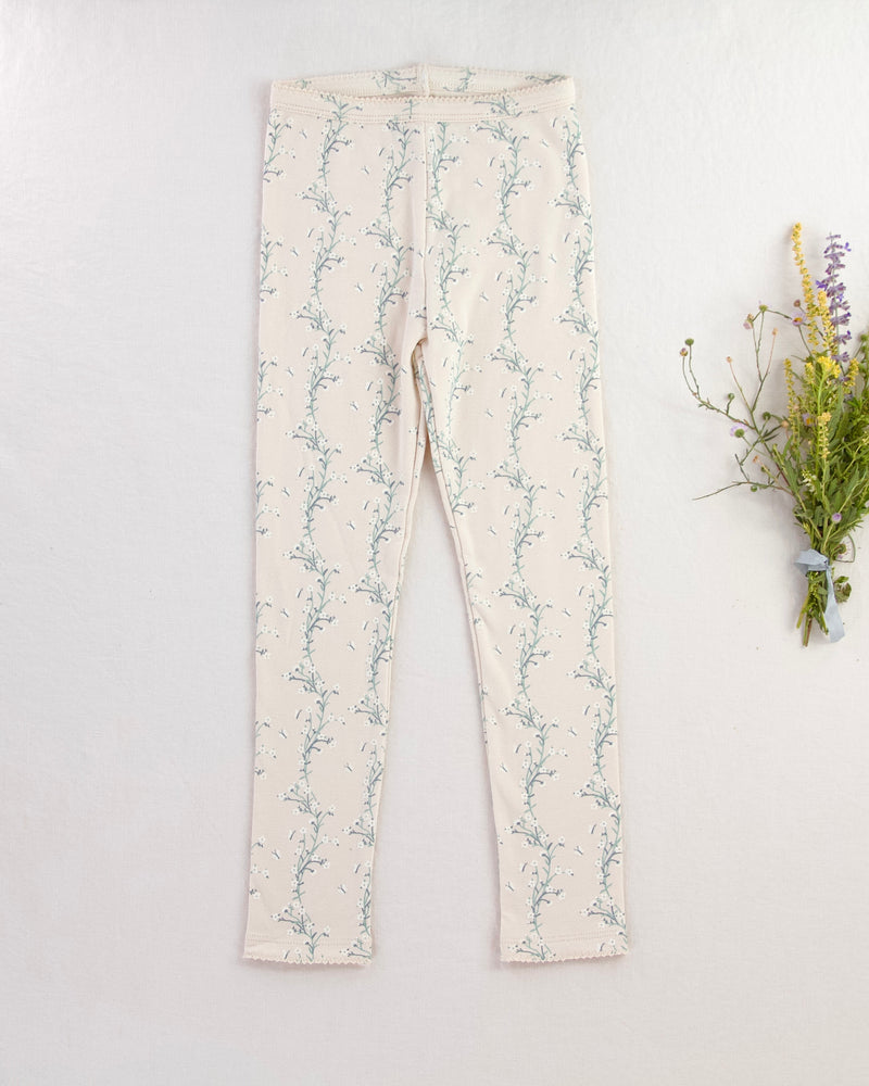 Pima Legging || Linen Trellis