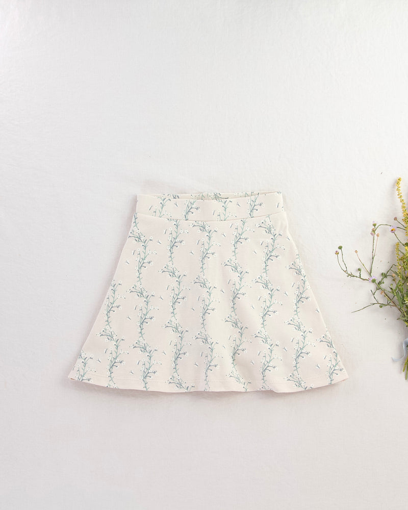 Pima Skort || Linen Trellis