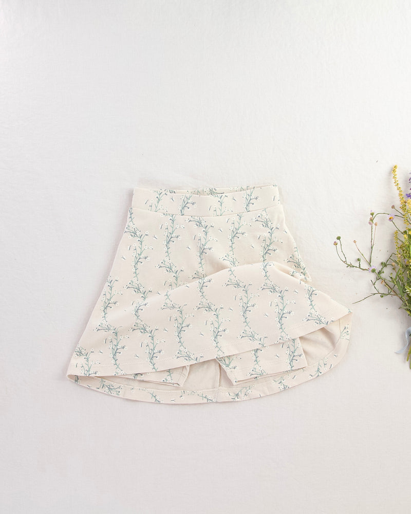 Pima Skort || Linen Trellis