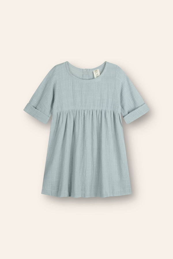 Koa Dress || Pale Indigo, , Illoura the Label - All The Little Bows