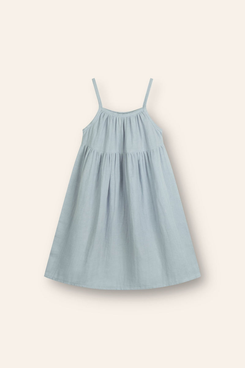 Darcy Dress || Pale Indigo, , Illoura the Label - All The Little Bows