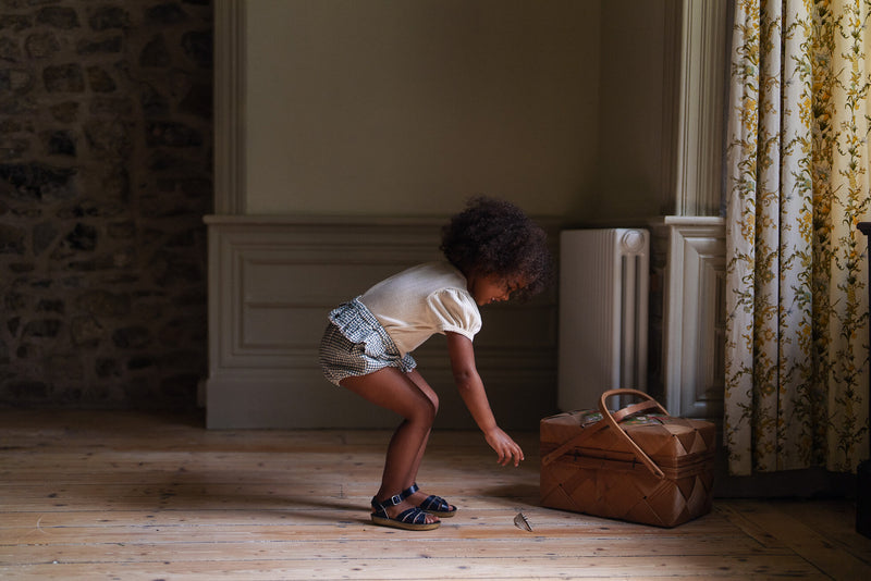 Frilly Poppy Bloomers || Rustic Check