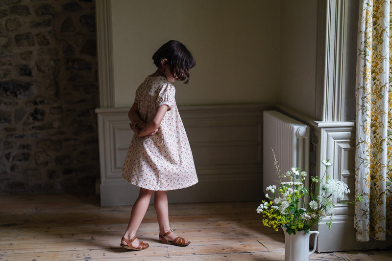 Organic Pointelle Maya Dress || Bronte Floral