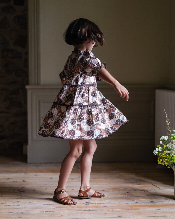 Esme Dress || Patchwork Print