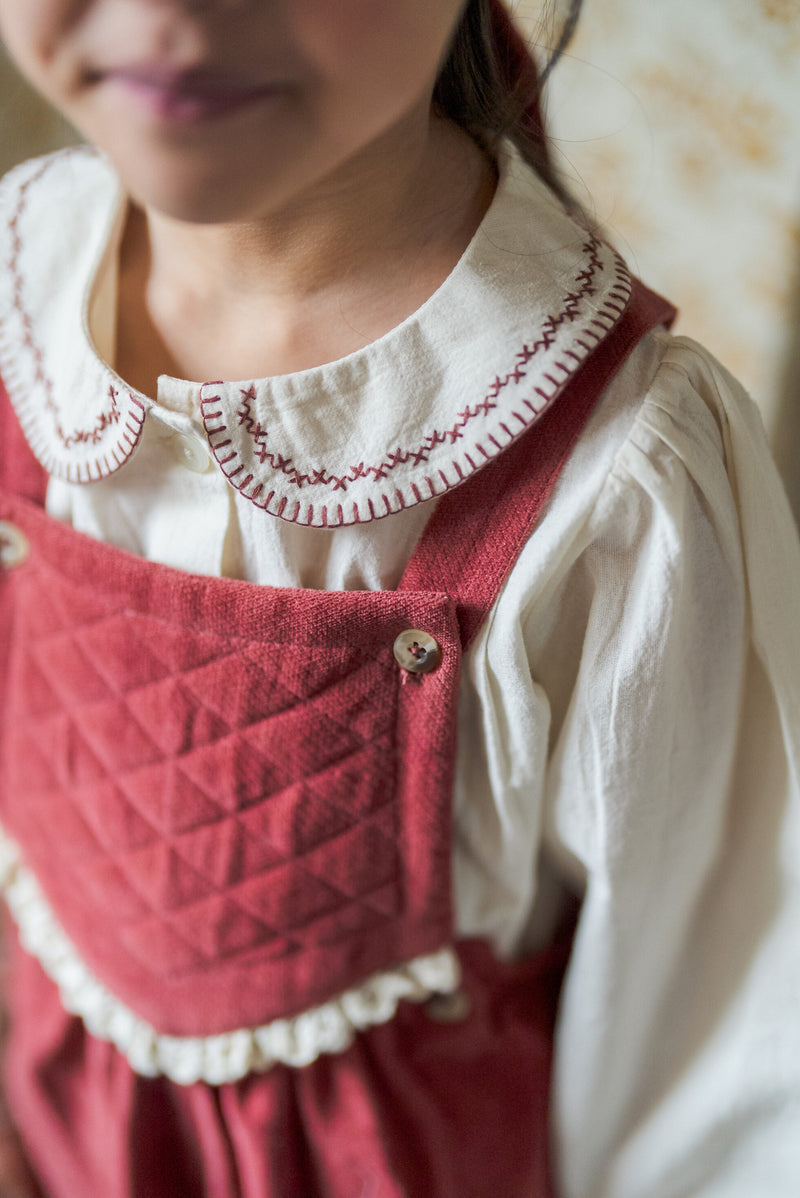 Veronica Dungarees || Apple Butter Velvet