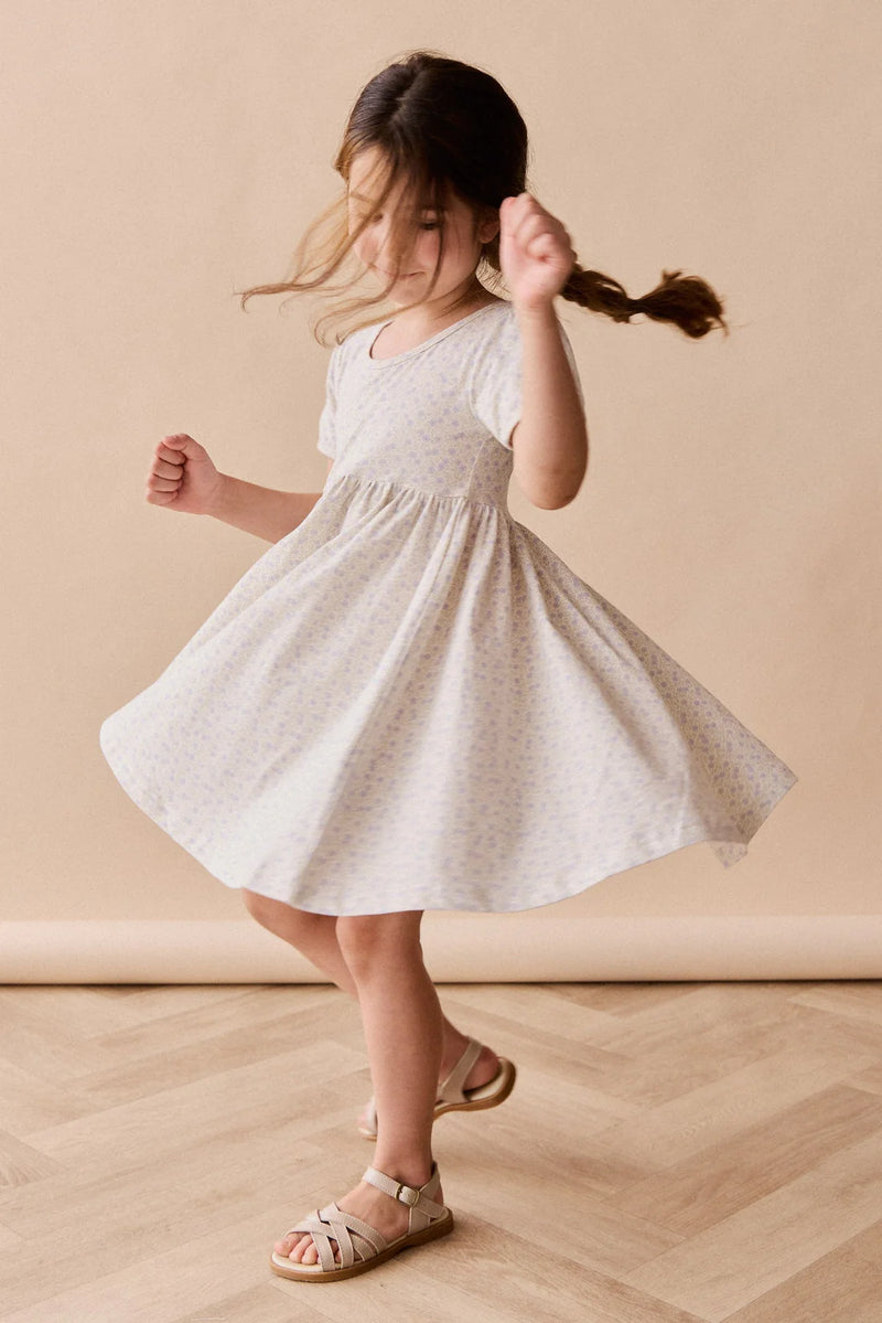 Organic Cotton Meadow Dress - Emmy Lilac