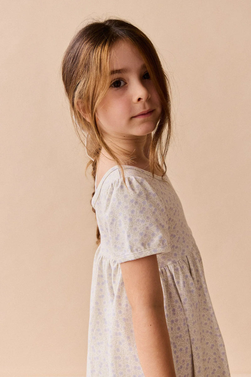 Organic Cotton Meadow Dress - Emmy Lilac