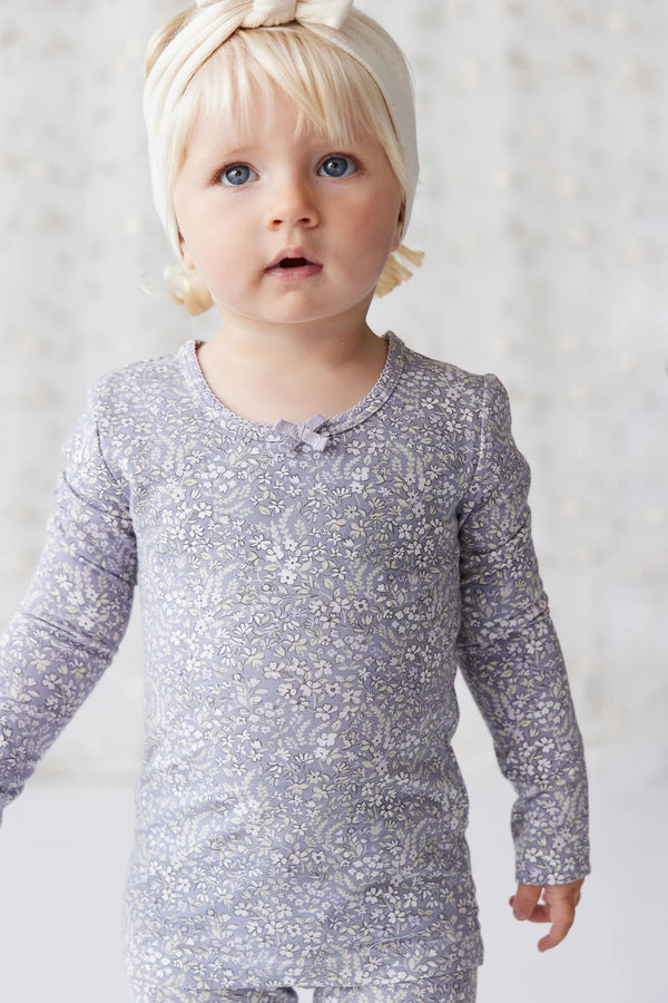 Organic Cotton Long Sleeve Top - April Lilac