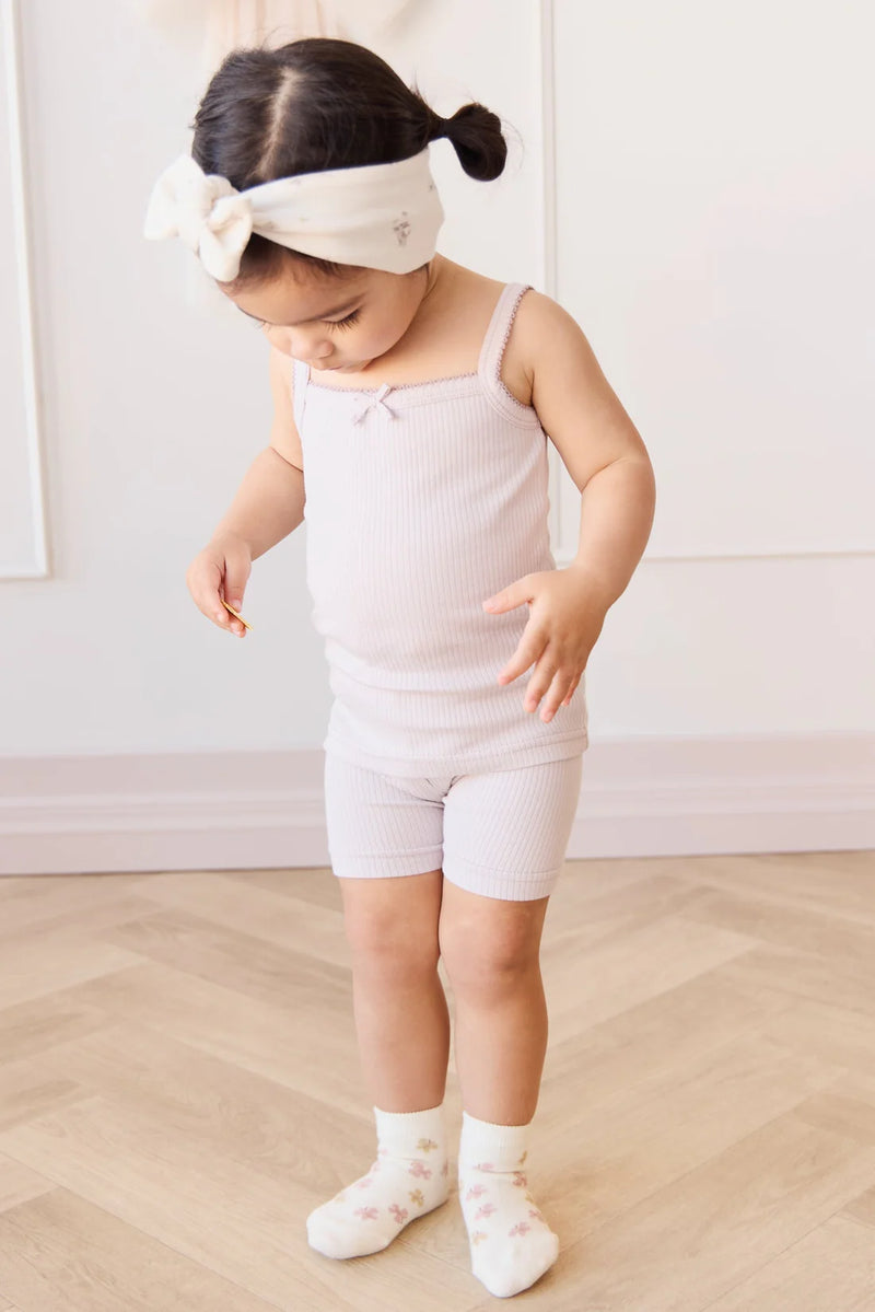 Organic Cotton Modal Singlet - Luna