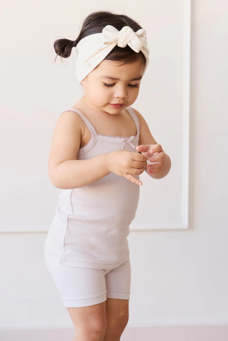 Organic Cotton Modal Singlet - Luna