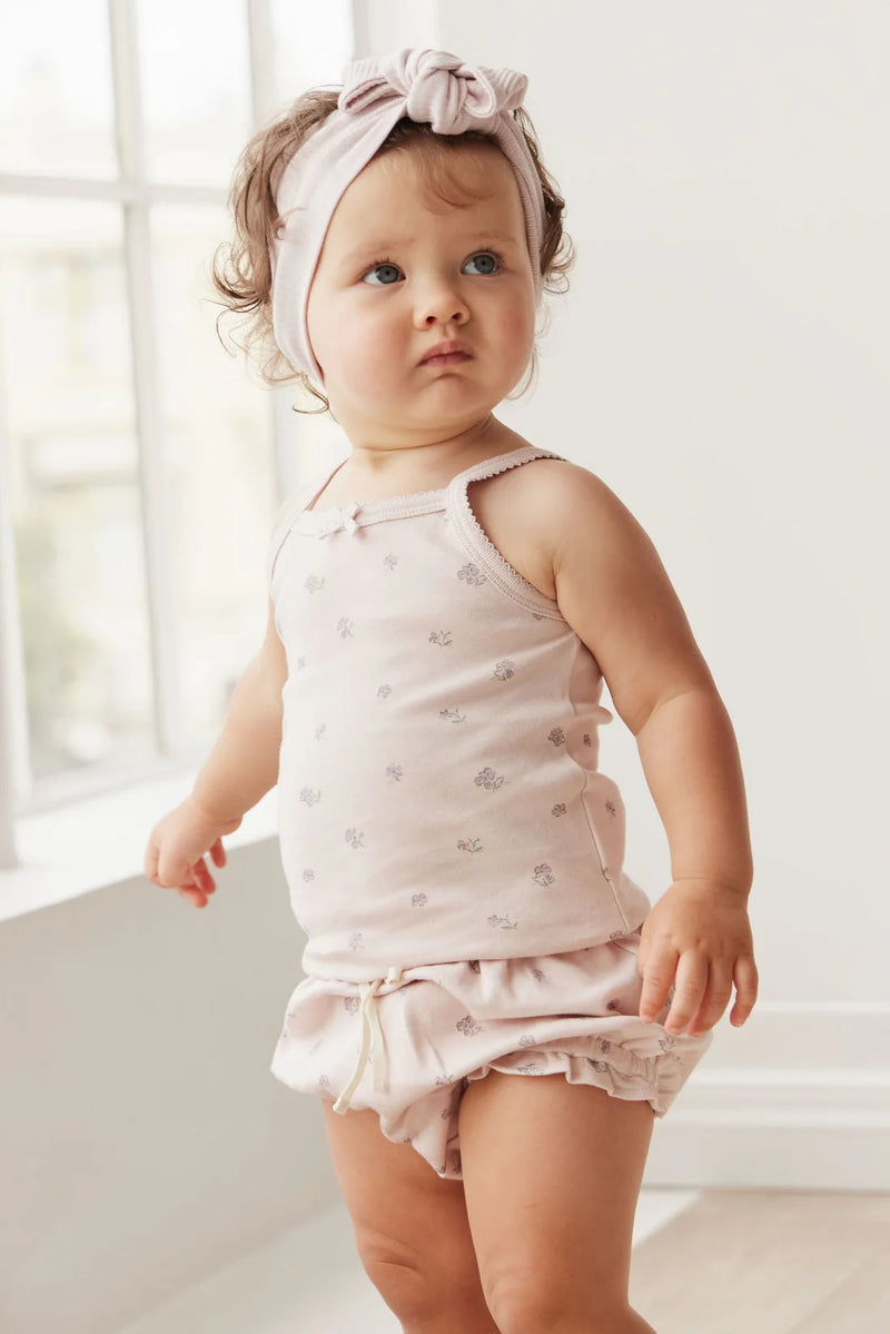 Organic Cotton Singlet - Meredith Violet