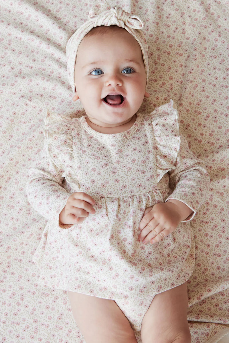 Organic Cotton Vivienne Playsuit - Emmy Egret