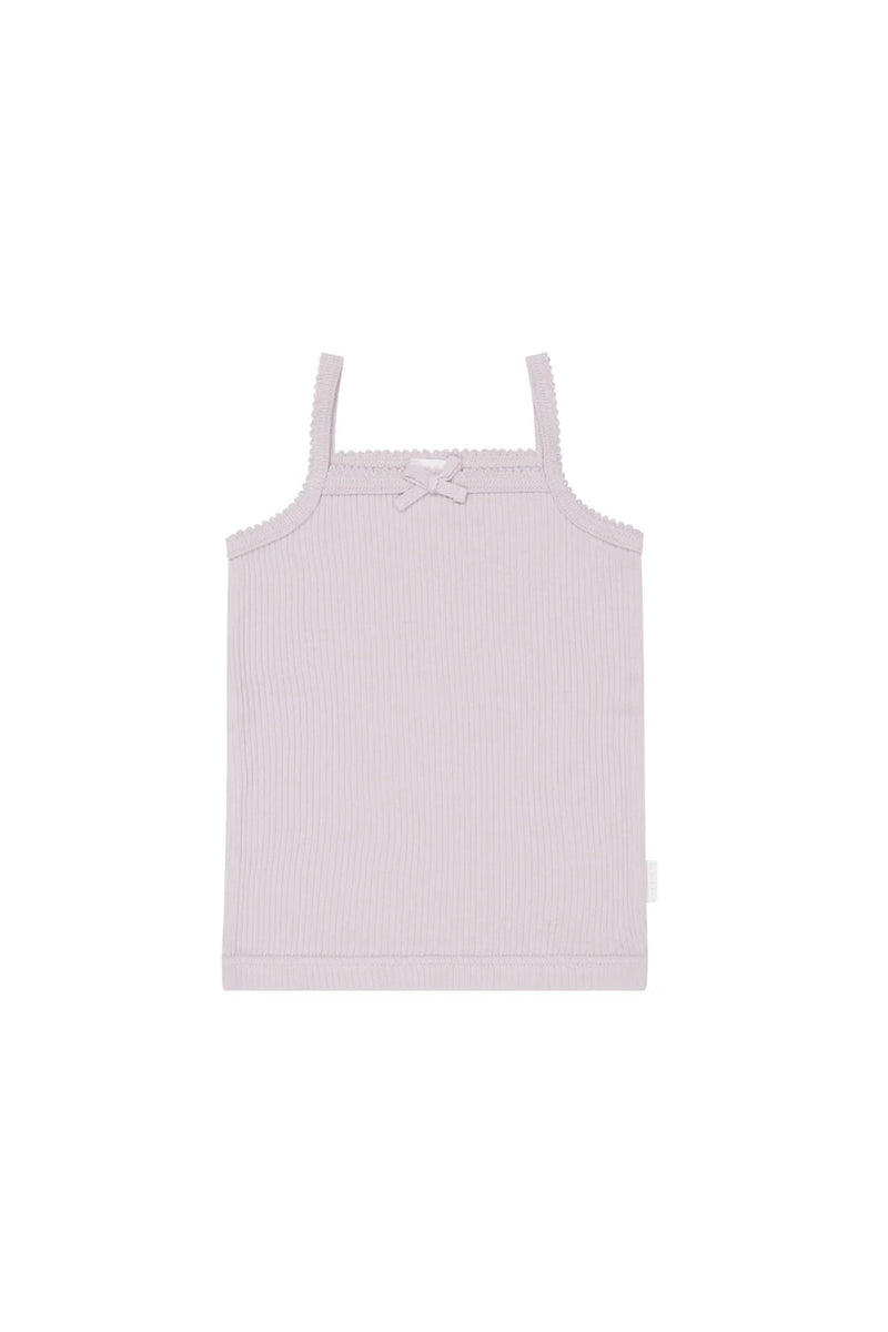 Organic Cotton Modal Singlet - Luna
