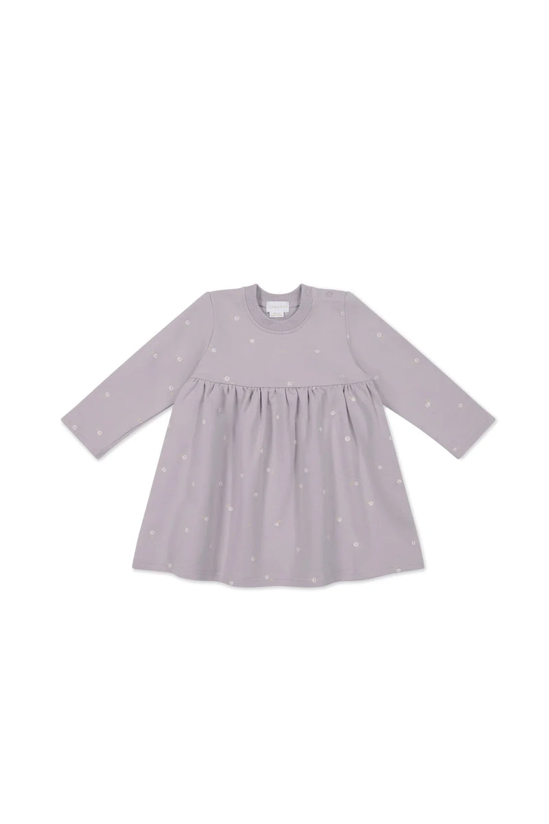 Organic Cotton Charlotte Dress - Annie Ditzy Violet Ice